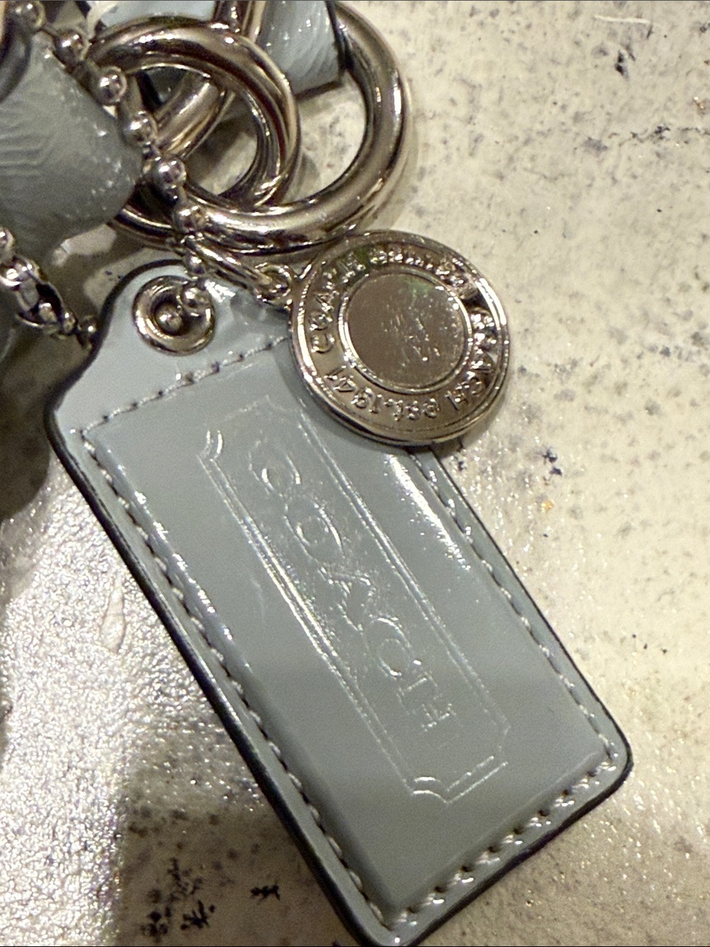 Coach 19435 Signature Jacquard Shoulder/Crossbody Bag – Gray/Silver - Picture 9 of 9